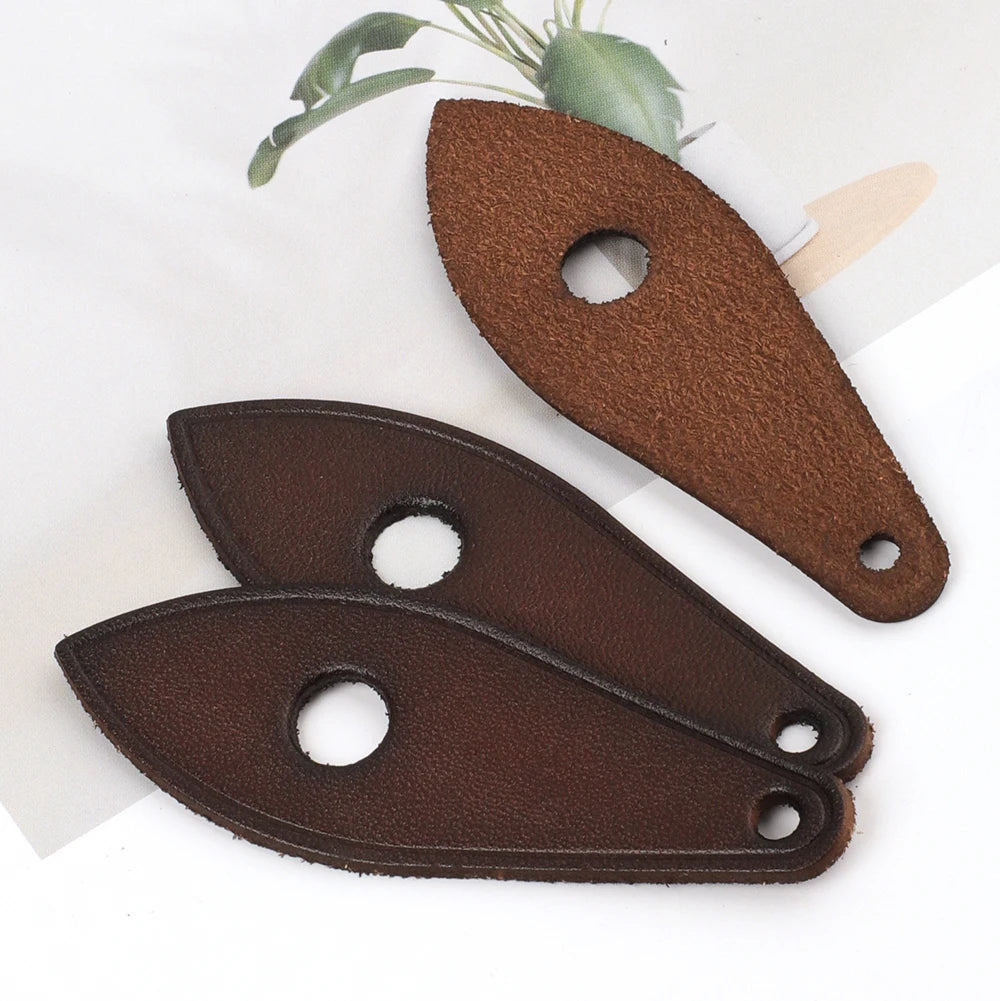 2 Stück DIY Echtleder Zip Puller Ersatz Reißverschlussköpfe für Nano Speedy Gepäck Rucksack Jacke Koffer Tasche Zubehör-Yabubest - Home & More