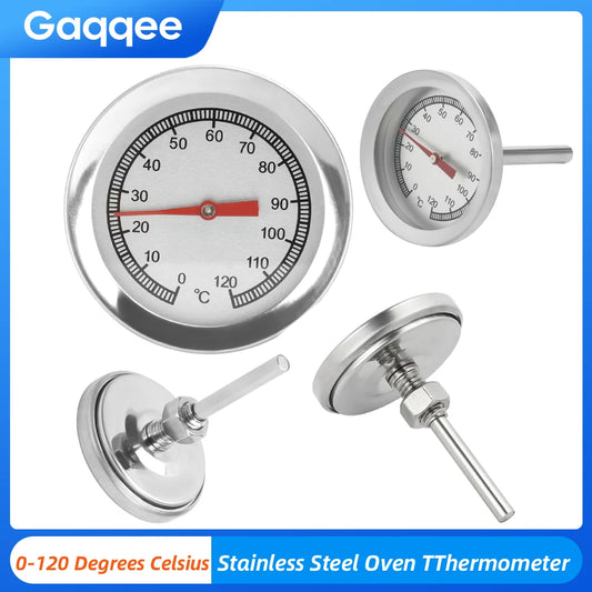 Edelstahl Ofenthermometer mit Sonde für Innen- und Außentemperatur