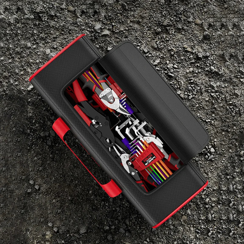 Tragbare Werkzeugtasche aus Oxford-Stoff für Elektriker und Tischler