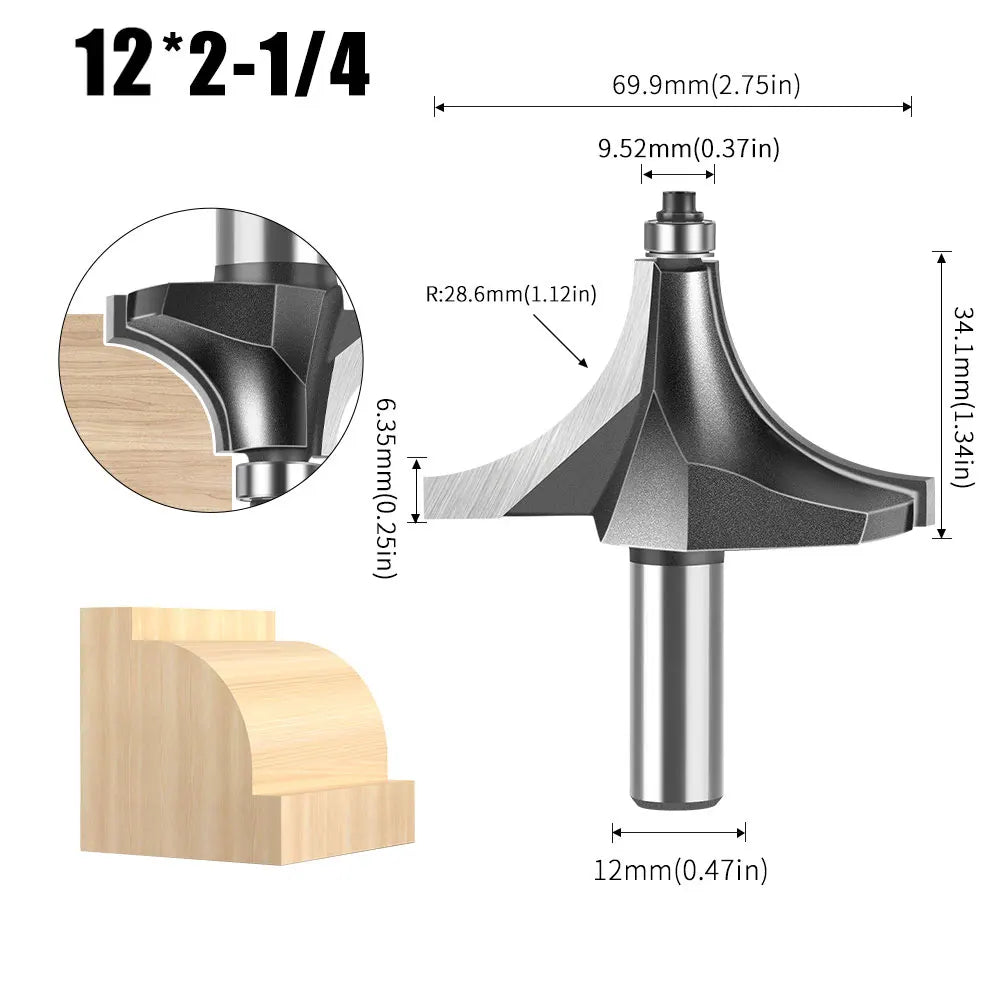 6/12mm Schaft Nut Schneiden Linie Router Bit für Holzbearbeitung