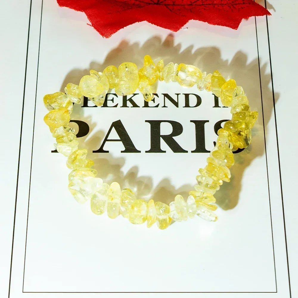 Farbenfrohes Natur Edelstein Armband Stretch für Damen Geschenk