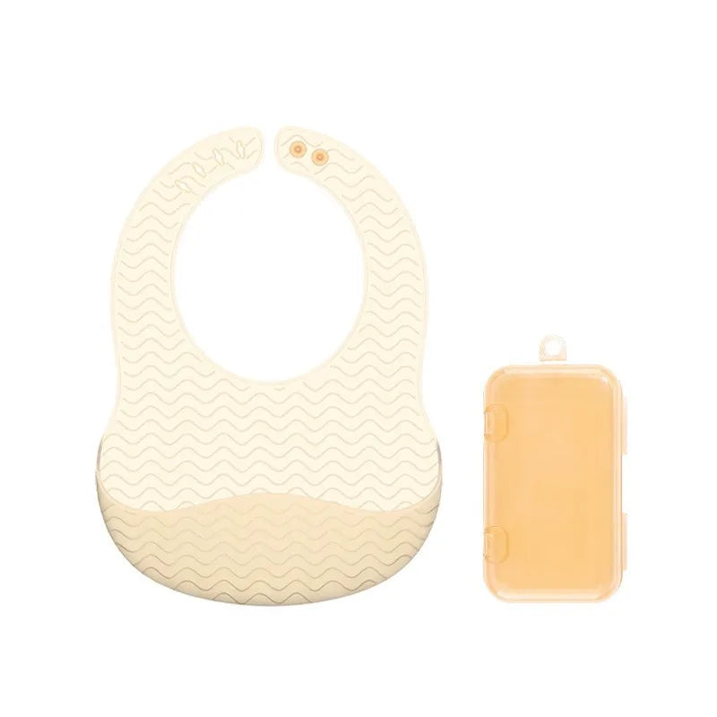 Baby Silikon-Gelee-Lätzchen mit verstellbarer Länge wasserfest und leicht