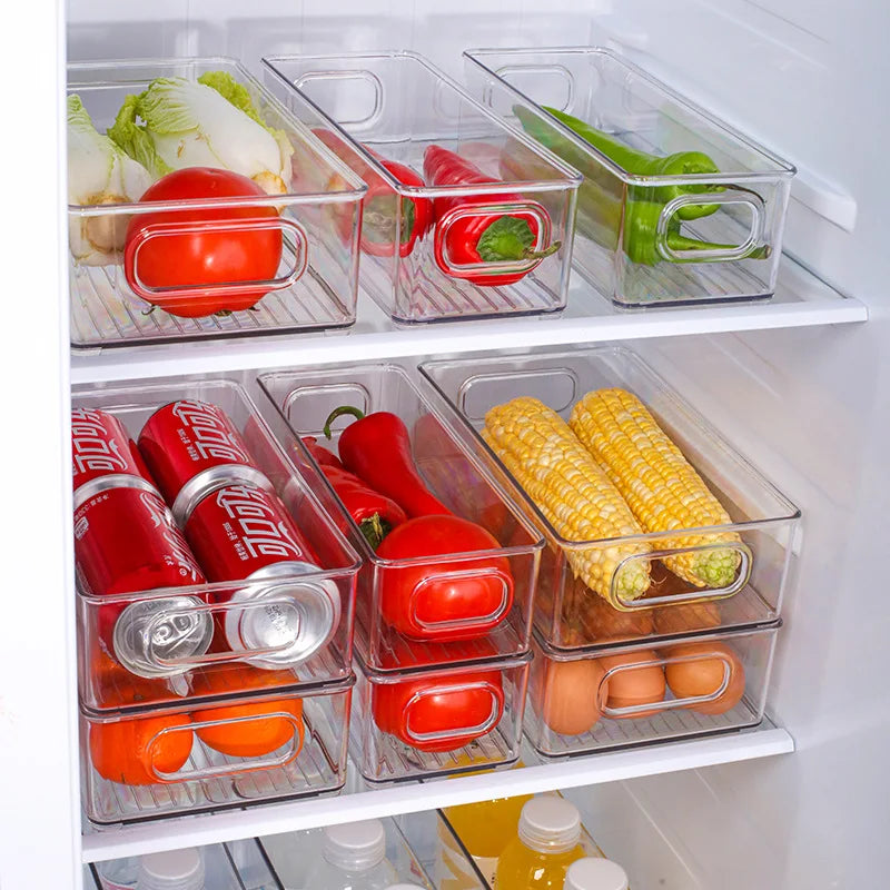Transparente Kühlschrankbox – Robuste PET Aufbewahrung für Obst - Gemüse