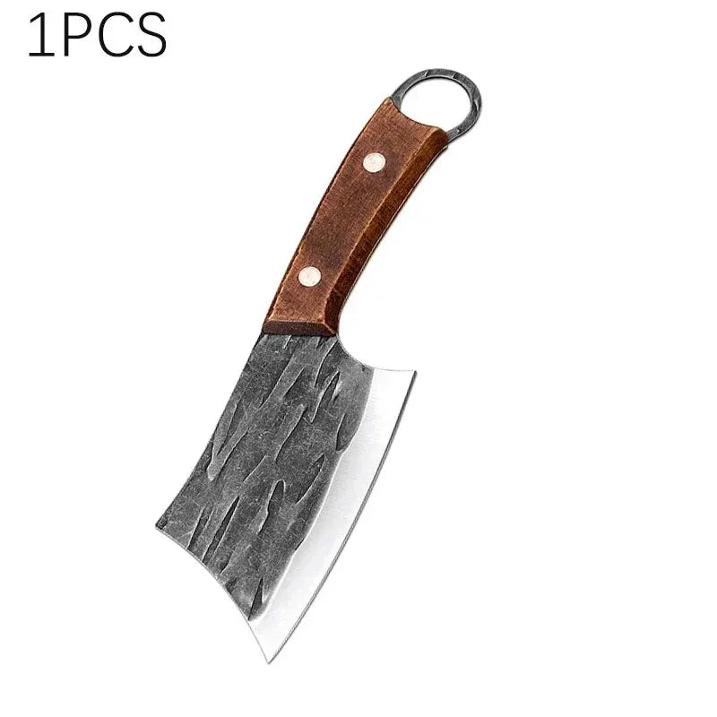 Handgefertigtes Edelstahl Küchenmesser Ausbeinmesser mit Holzgriff für präzises Schneiden