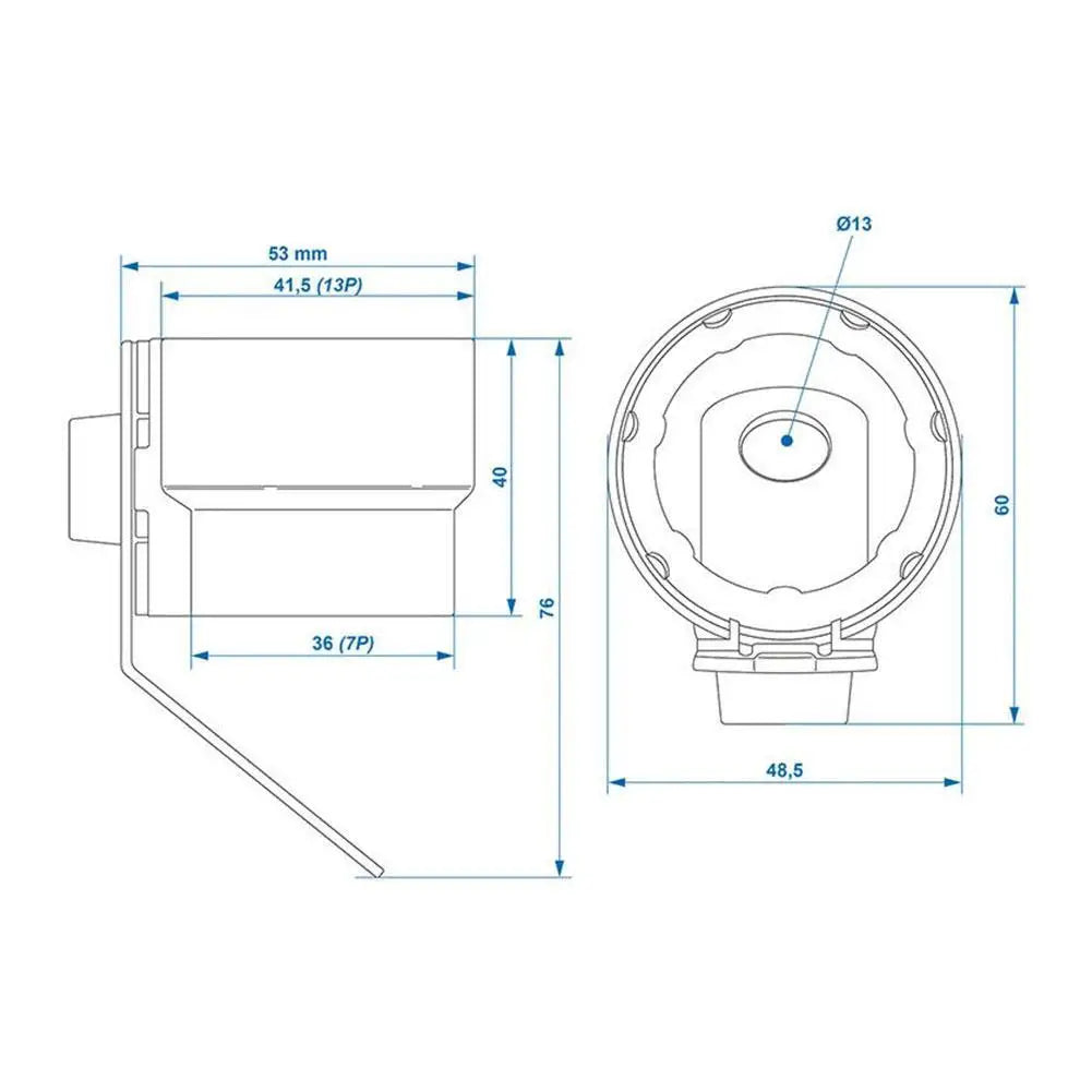 Universal Anhängerstecker Halter wetterfester Schutz für 7-13 Pol Stecker