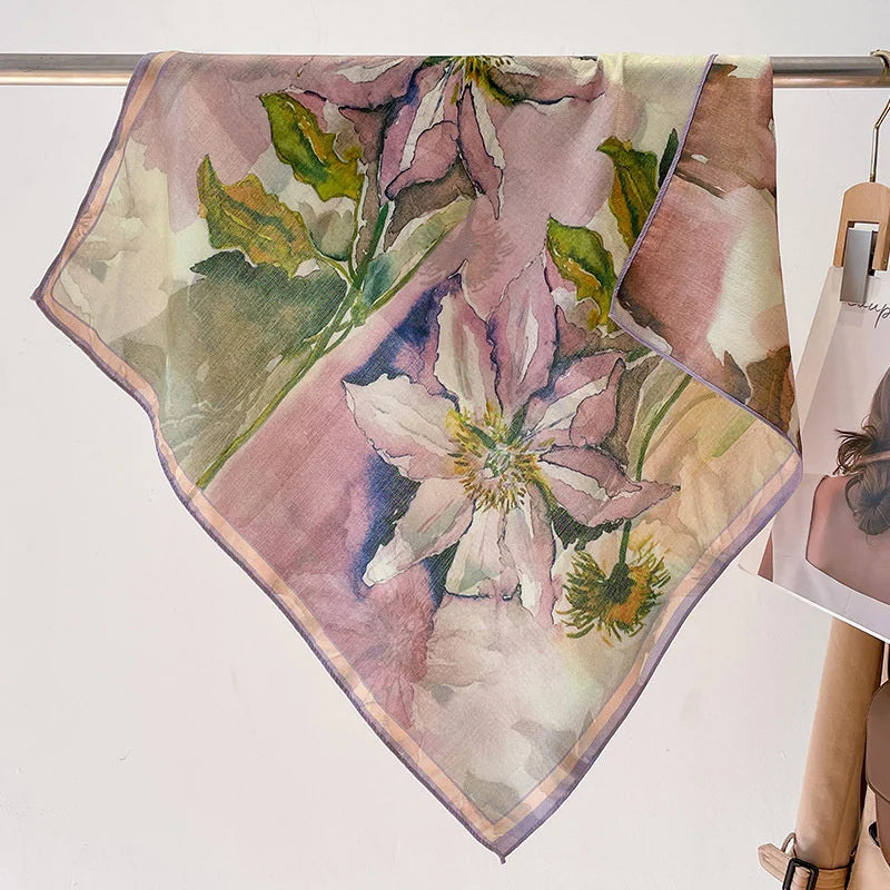 Vielseitiges Halstuch mit Druckmuster für Damen und alle Jahreszeiten