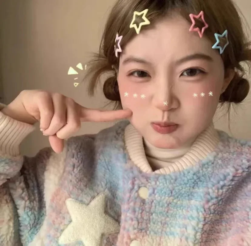 Stern-Haarspangen für trendige Y2K-Looks und sicheren Halt