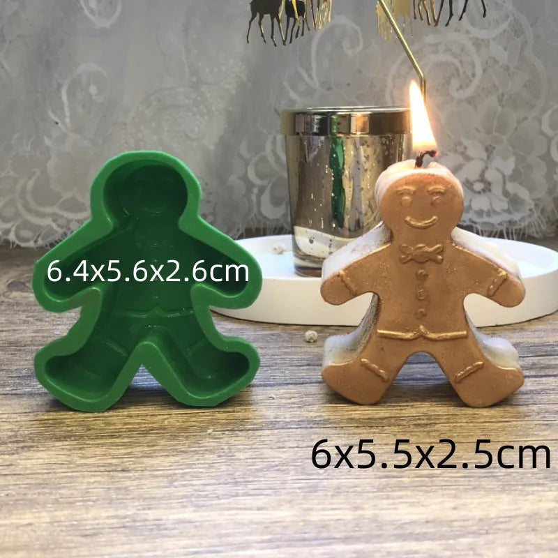 Weihnachtliche Schneeflocken Silikonform für Kerzen und Seifen DIY