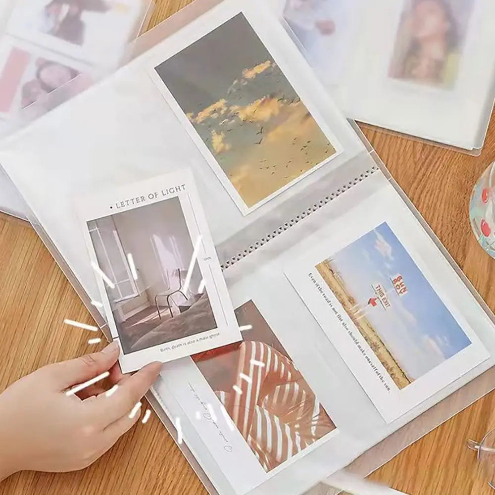 Transparentes PVC Fotoalbum für 80/160 Karten 3-6 Zoll Idol Star Sammlung