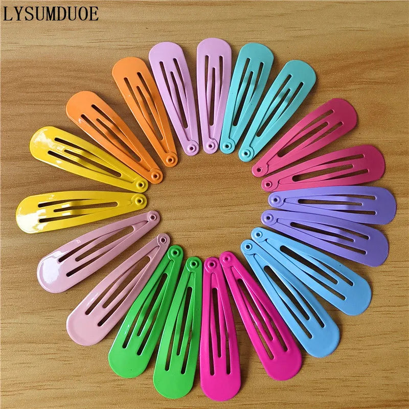 40 bunte Haarspangen für Mädchen – Süße Cartoon BB Clips