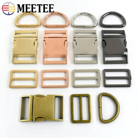 Robuste Metall Schnallen für Riemen Taschen und Hundeleinen DIY Zubehör