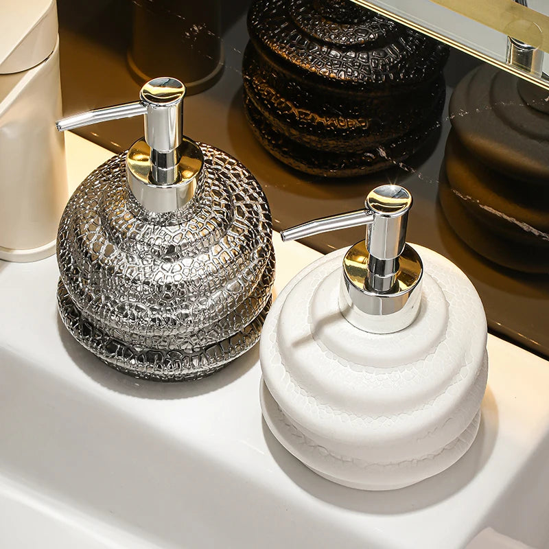 Keramik Seifenspender 300 ml für flüssige Seife