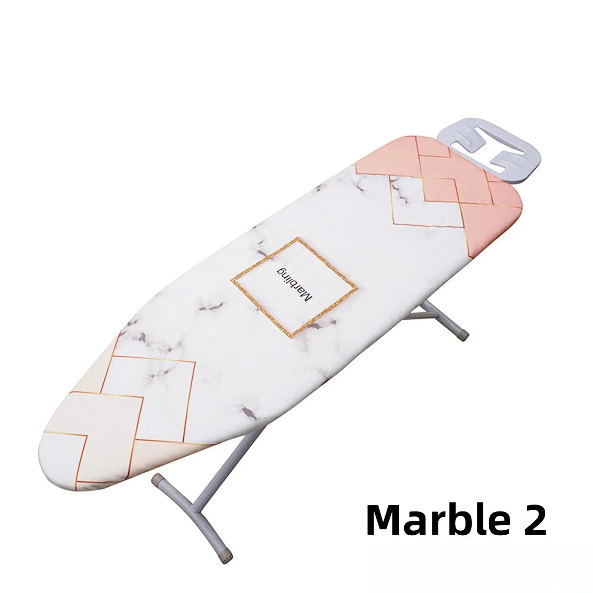 Ersatz Bügeltischabdeckung Marmor Design, dicke Polsterung, Hitzeschutz, wählbar