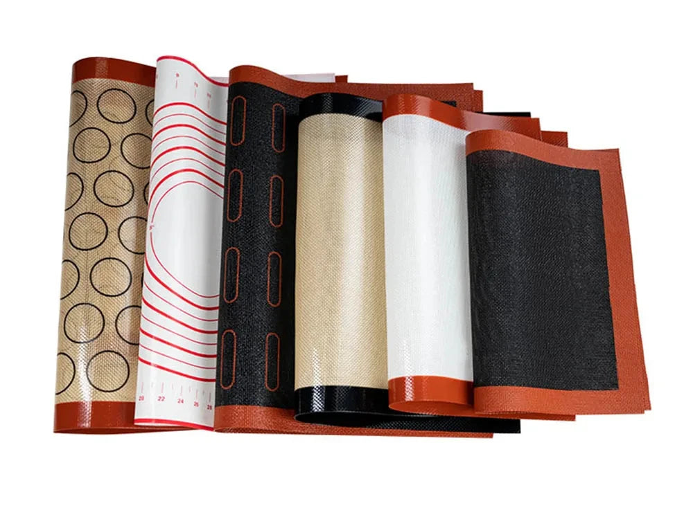 Auslaufsichere Silikon Backmatte mit Antihaftbeschichtung für Küche