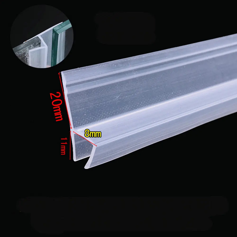 Glasdichtungen 6 8 10 12 mm für rahmenlose Dusche Fenster Tür Balkon