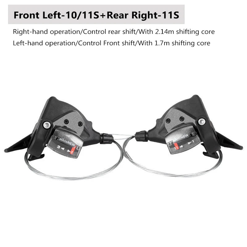 Fahrrad Schaltwerk Shifter 7/8/9/10/11-Gang für MTB Mountainbike Vorne/Hinten