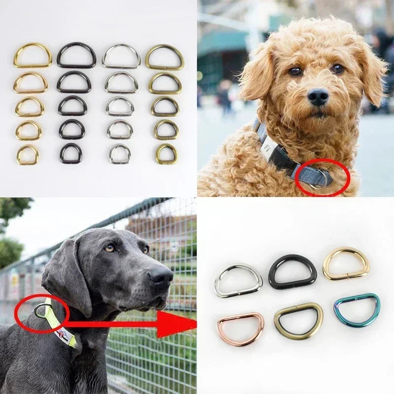 20-teiliges D-Ring Set Metall Schnallen in 7 Größen für Taschen Gürtel