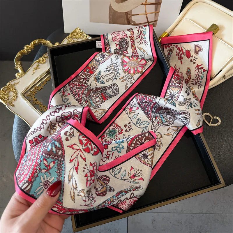 Dünner Seidenschal für Frauen – Multifunktionales Halstuch-Yabubest - Home & More