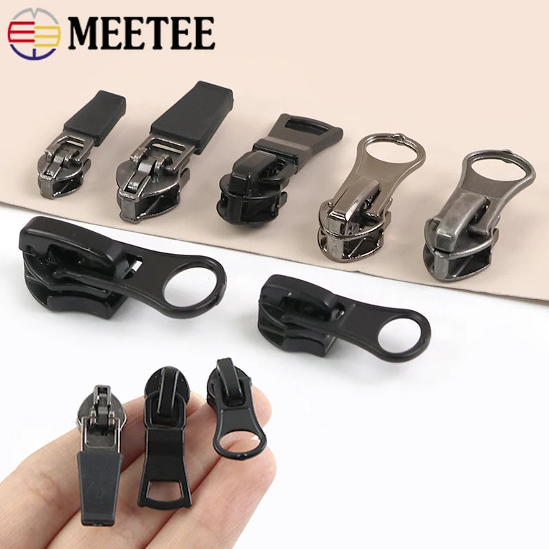 20x Metall Reißverschlussschieber Set #3 #5 #8 #10 wasserdicht Nylon-Zipper DIY