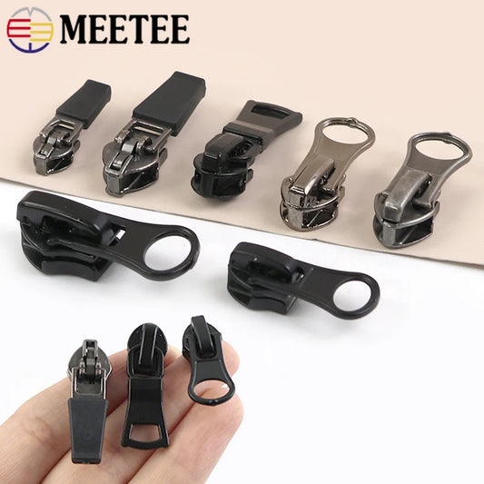 20x Metall Reißverschlussschieber Set #3 #5 #8 #10 wasserdicht Nylon-Zipper DIY