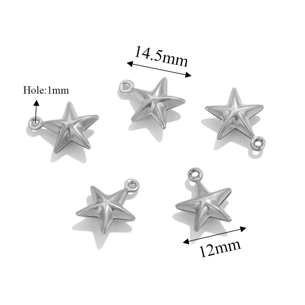 Maritime Edelstahl Gold Anhänger für individuelle Schmuckkreationen