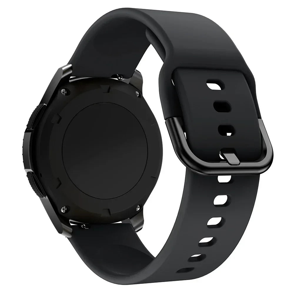 Silikon Uhrenarmband 20/22mm kompatibel mit Smartwatches und Sportuhren