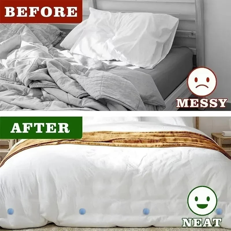 Rutschfeste Bettlaken Clips Pilzform für sicheren Halt der Bettwäsche