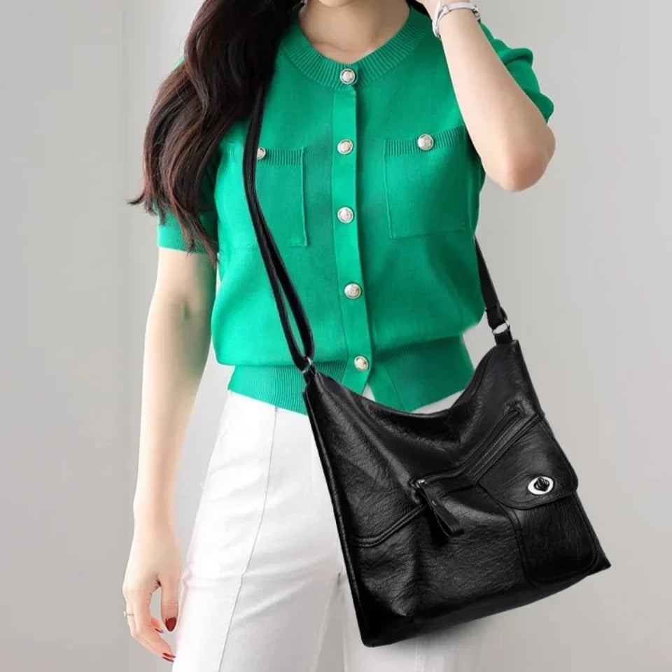 Vielseitige Damentasche mit großem Raum für täglichen Komfort