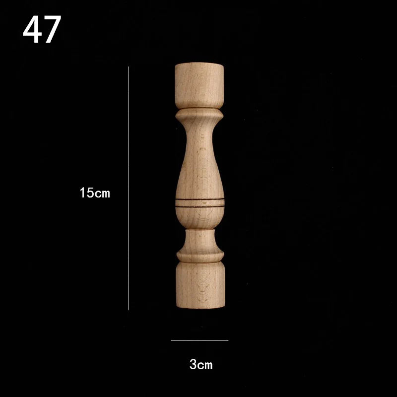 Holzapplikation Spindel Säule Dekoration für Möbel und Heim