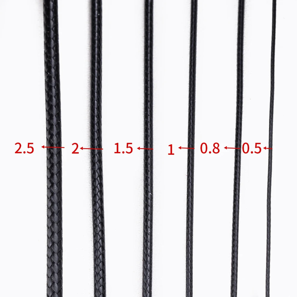 Rundes gewachstes Baumwollband für DIY Schmuck Bastelprojekte