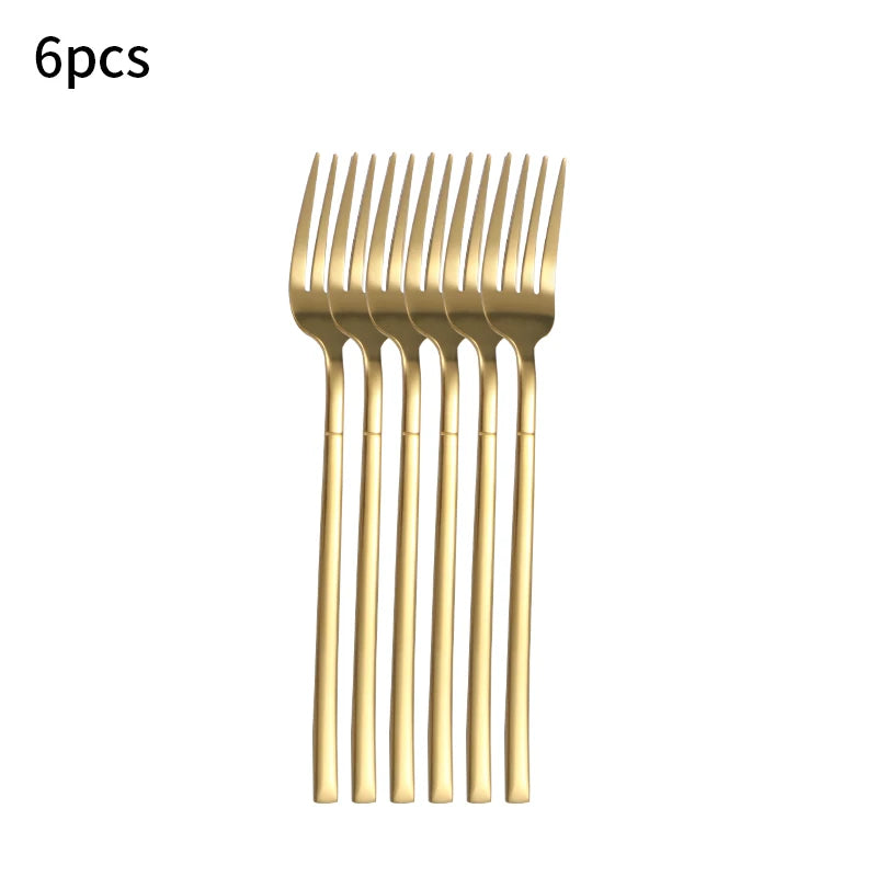 6-30 Teile Edelstahl Besteck Set – scharfe Steakmesser - elegantes Design