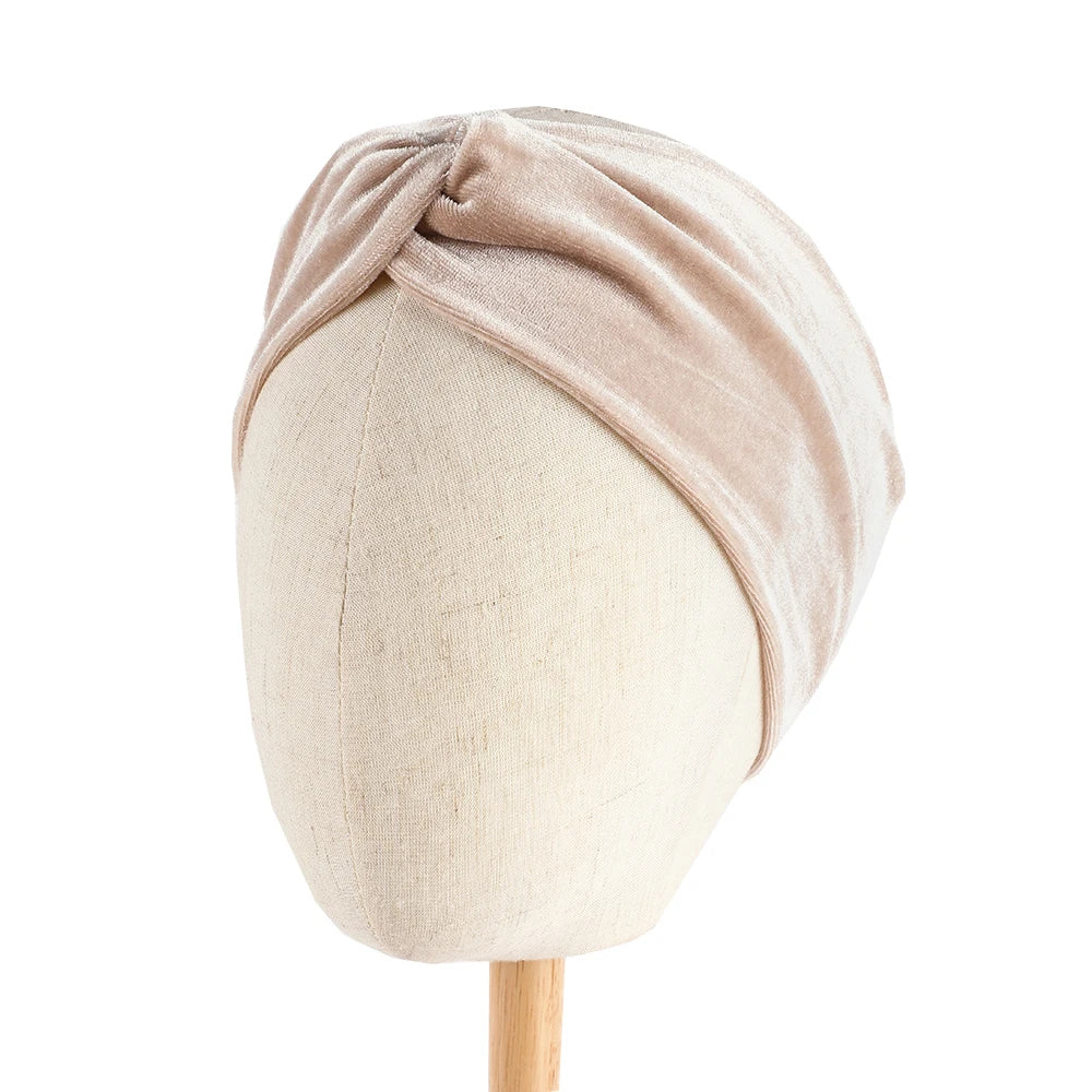Elegantes breites Samt Stirnband für Damen im Herbst und Winter
