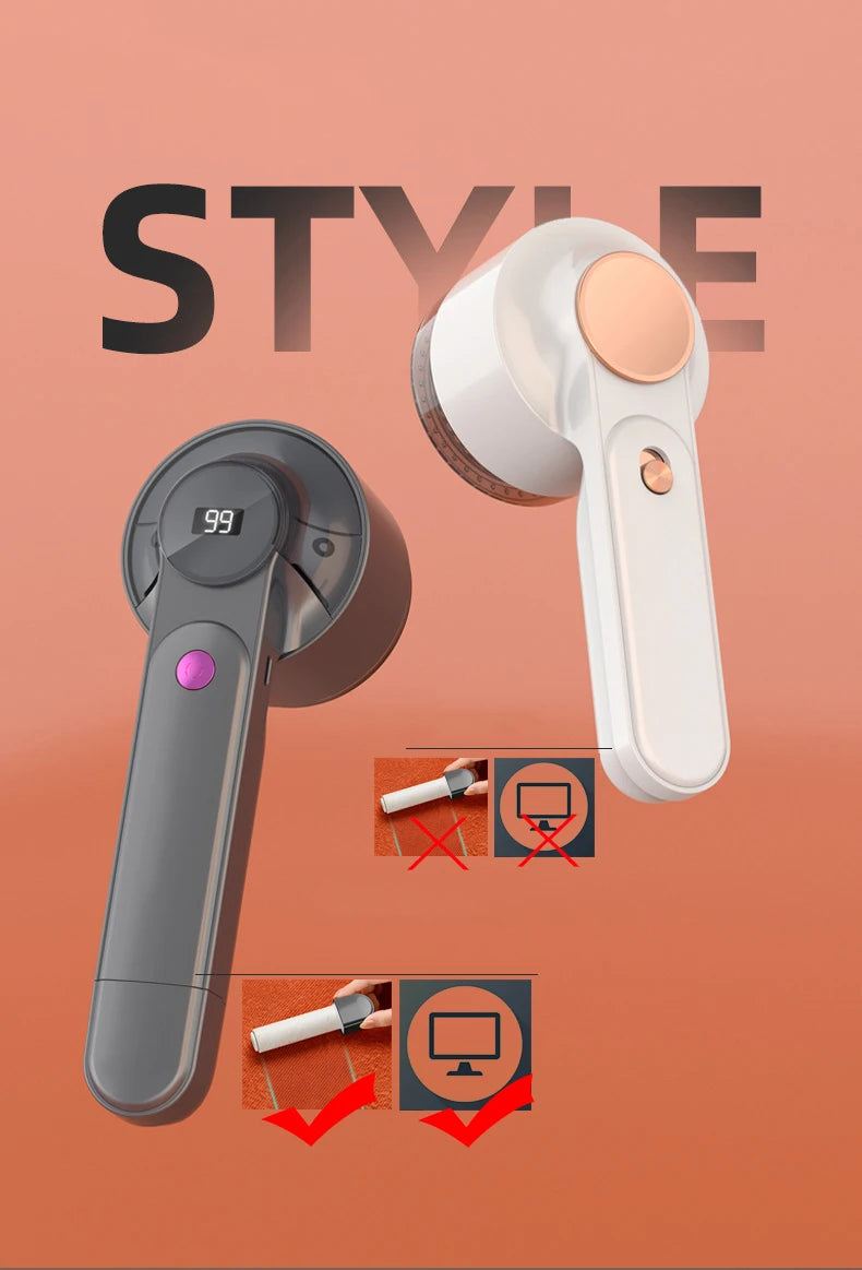 Elektrischer tragbarer Flusenentferner mit Akku und USB Ladung