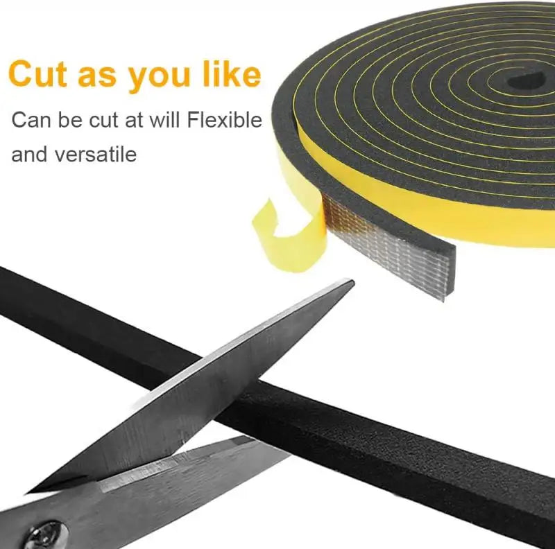 EVA Schwammschaum Gummiband 1-10mm stark klebend Antikollisions-Dichtungsstreifen