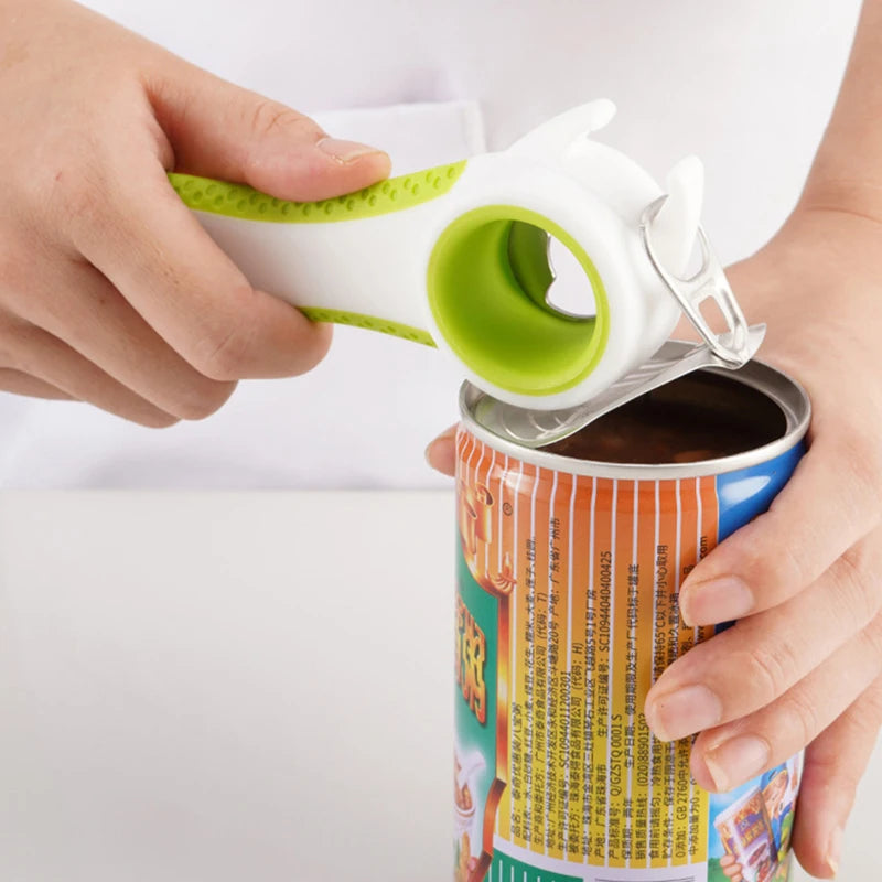 Multifunktions 5-in-1 Flaschenöffner mit rutschfestem Griff für Küche