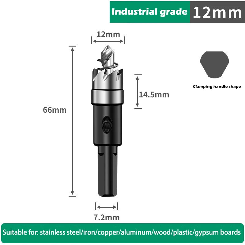 12-100mm HSS Lochsägen Set für Metall Holz Kunststoff