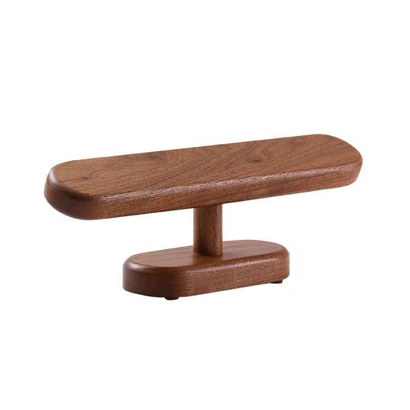 Walnuss Display Halterung für Schmuck und Accessoires