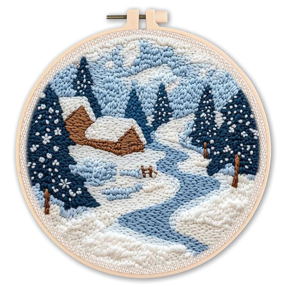 Diy Punch Nadel Stickerei Starterset mit niedlichen Tiermotiven