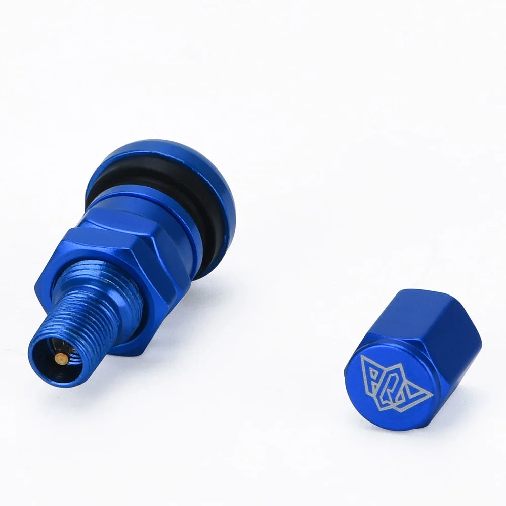 4er Set Aluminium Ventilkappen für Tubeless Reifen Auto Motorrad