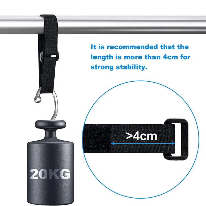 5 m wiederverwendbare Kabelbinder mit 20 Schnallen – flexibel - robust für Kabelorganizer