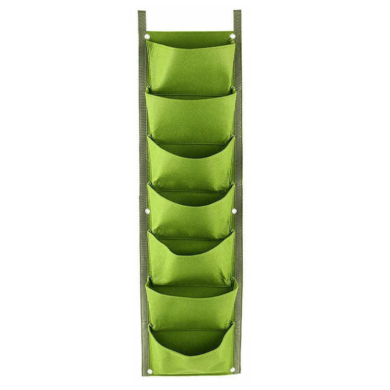 Vertikaler Pflanzbeutel Wand 6 7 Taschen Filz für Garten