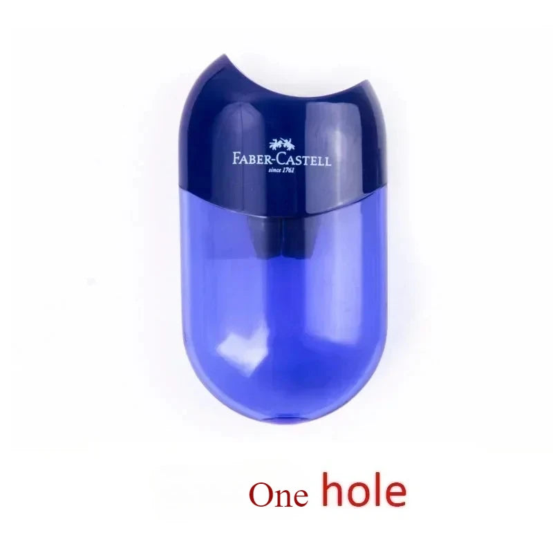 Transparenter Bleistiftspitzer mit Doppel- Einzelloch für Kinder Schule Uni