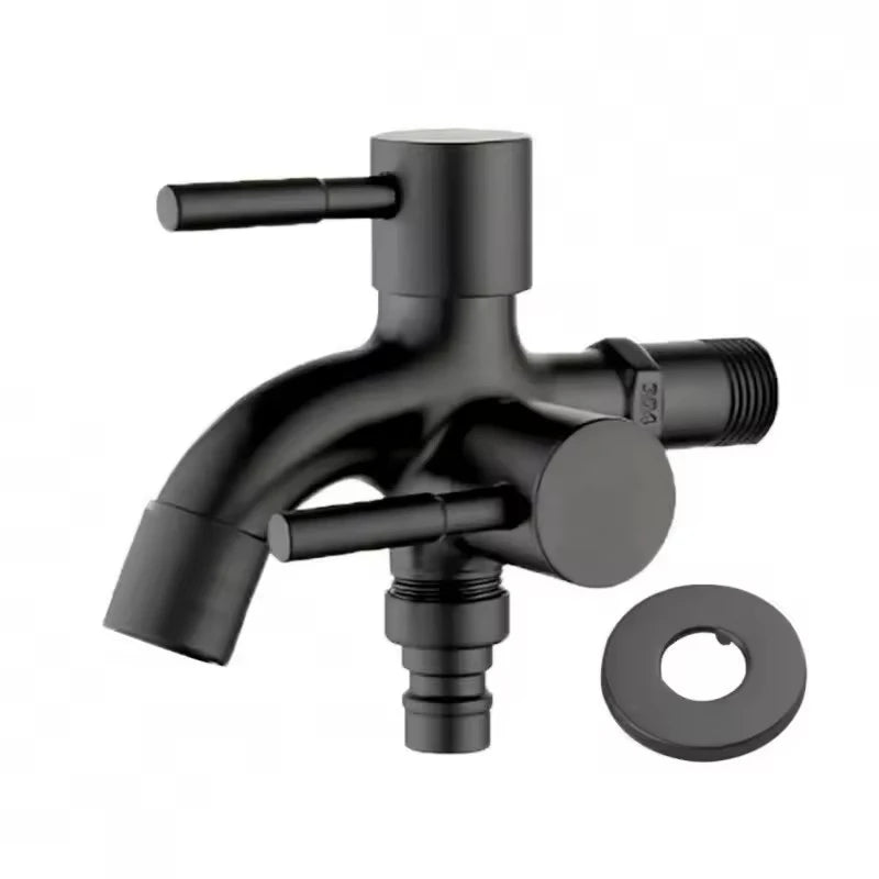Doppelauslass-Wasserhahn 1/2\ – tropffrei, robust - ideal für Waschmaschine
