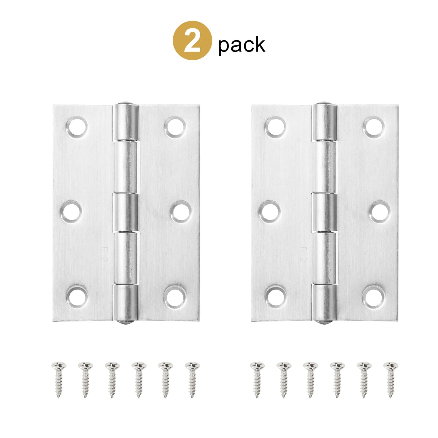 2er Set Edelstahl 270° Scharniere für Schranktüren und Möbel