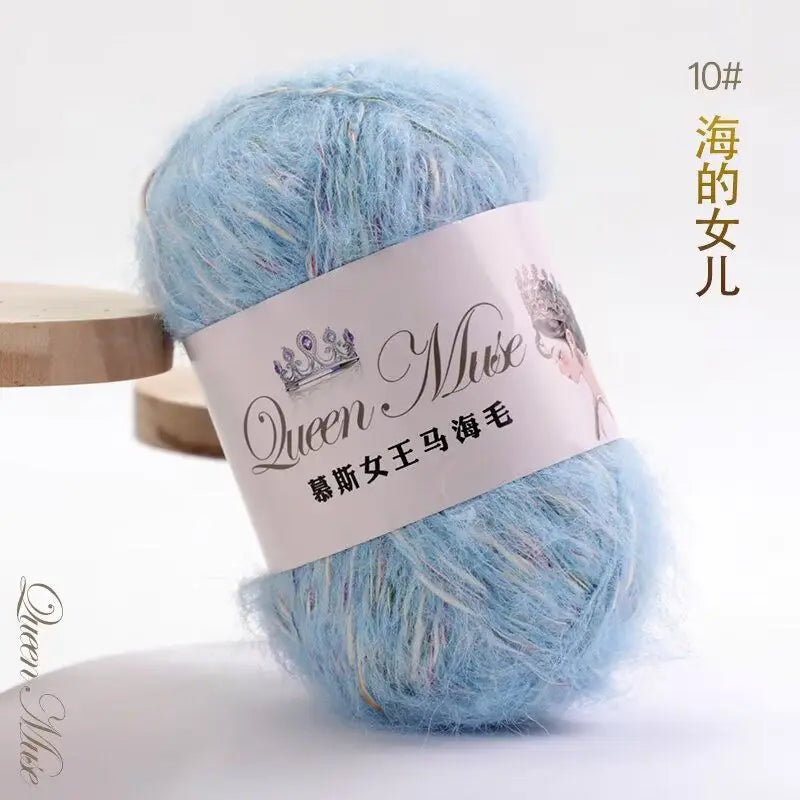 Weiches Mohair Garn für komfortable handgestrickte Kleidung