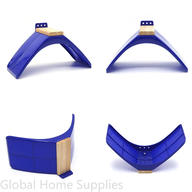 5-teiliges Tauben- und Vogelschutz-Set mit Holzauflage und Kunststoffständer