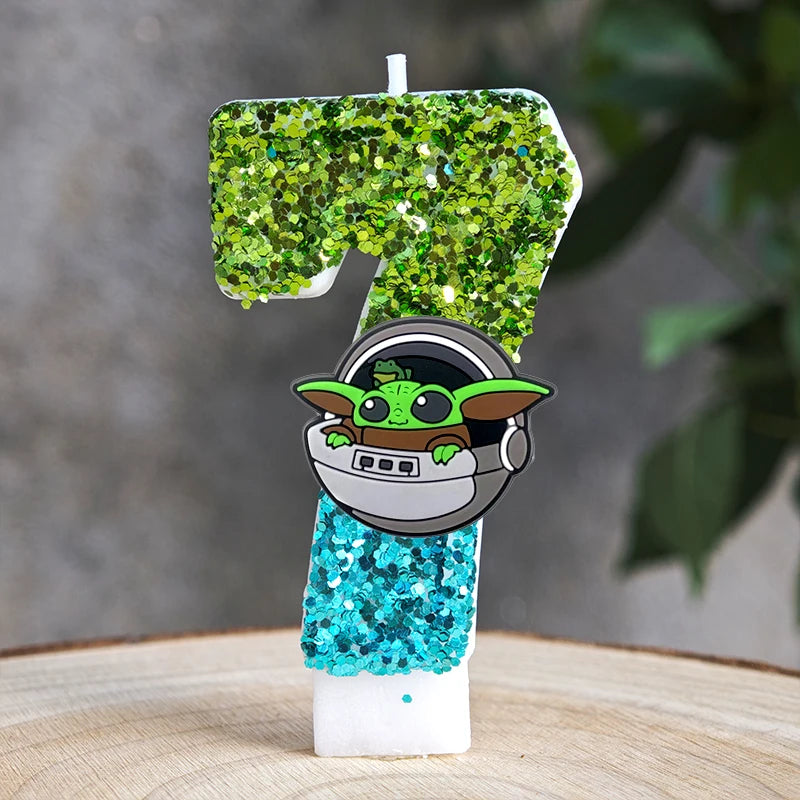 Thematische Geburtstagskerzen Zahlen für Partydekoration und Geschenke