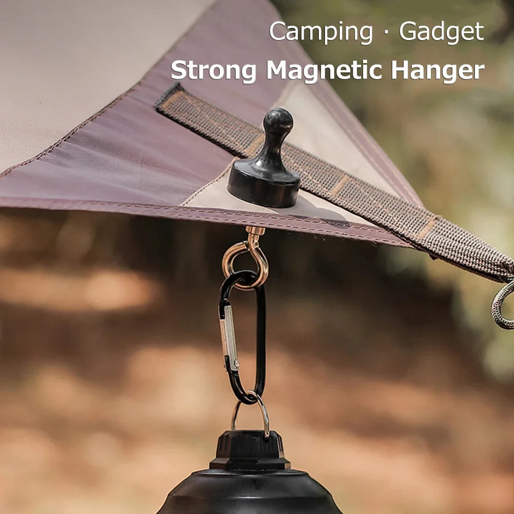 15er Set starke Magnet Haken mit 360° Karabiner – flexibel - robust fürs Outdoor
