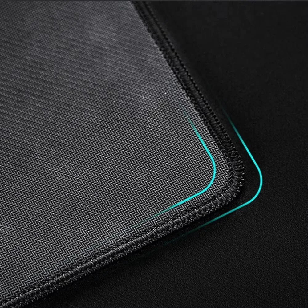 Grau XXL Mauspad mit Overlock Kante für Schreibtisch und Gaming