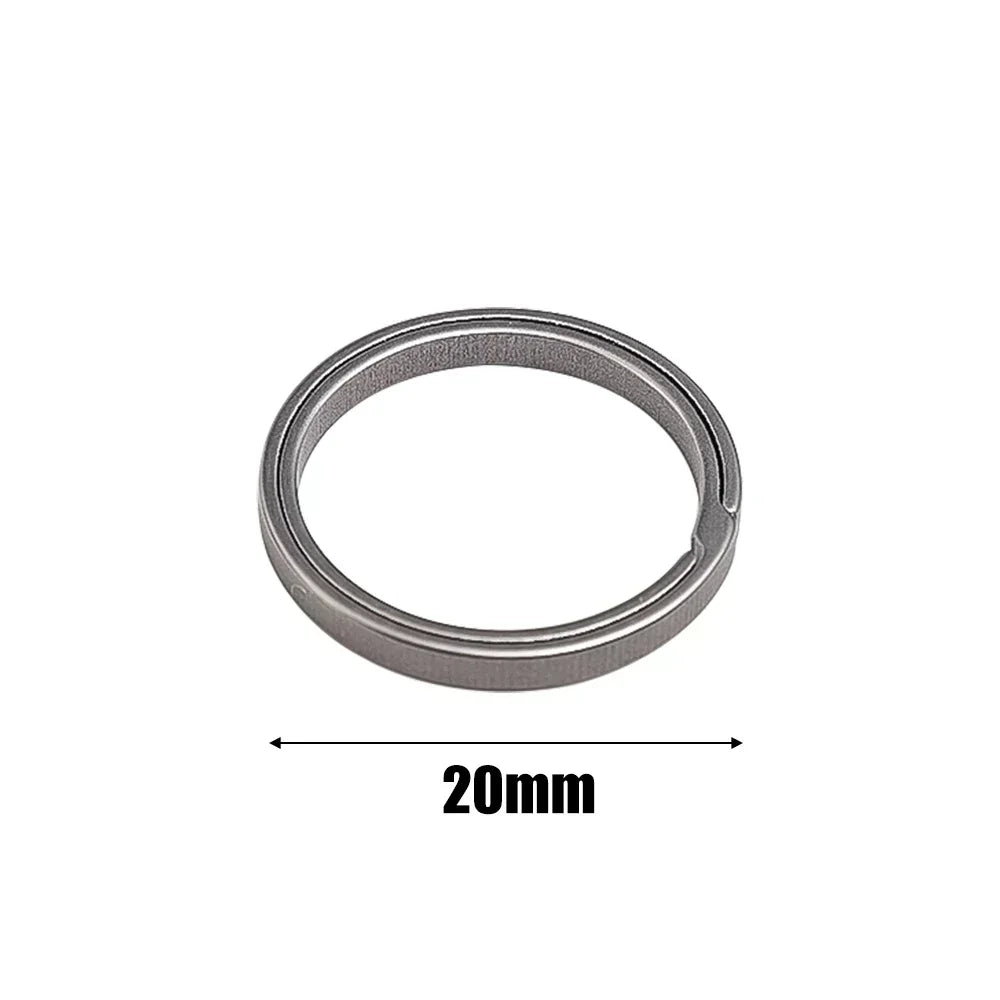 Schlüsselanhänger aus Titanlegierung mit sicherer O Schnalle für Männer-Yabubest - Home & More